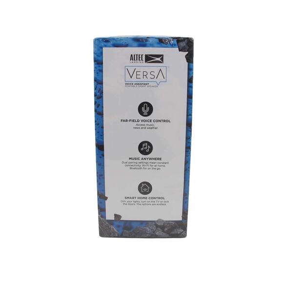 Altec Lansing VersA Smart Portable Bluetooth Speaker Black and Silver - Picture 2 of 4